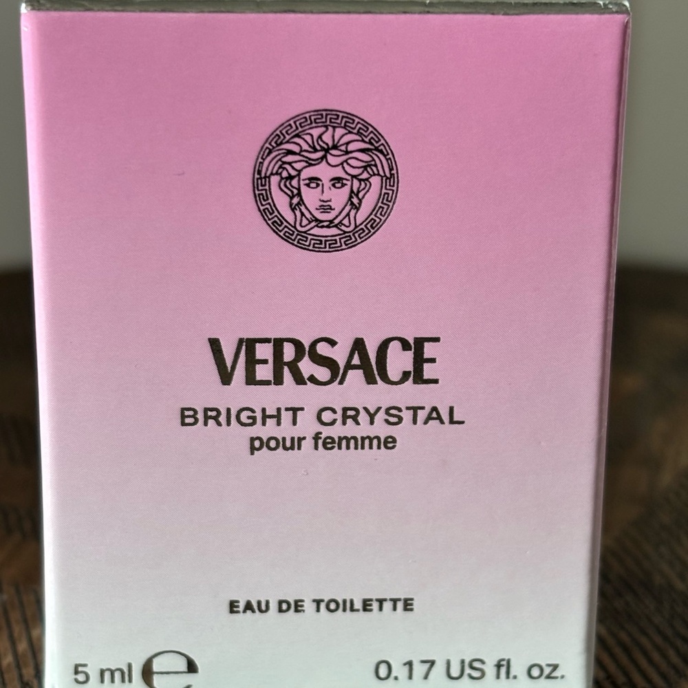 Versace Bright Crystal Eau de Toilette - Pink Gradient Bright Crystal NIB 0.17